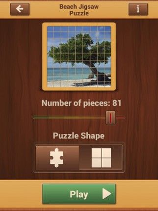 Beach Jigsaw Puzzles - Fun Brain Games screenshot