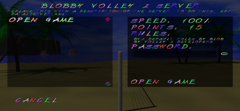 Blobby Volley 2 screenshot