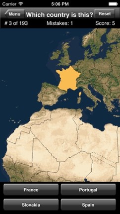 Country Maps Quiz Image