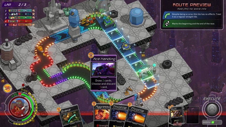 Deck RX: The Deckbuilding Racing Game screenshot