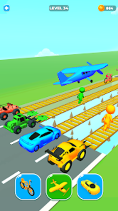 Car Changing Race Games screenshot
