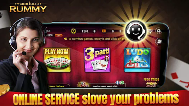 Indian Rummy Comfun Online screenshot