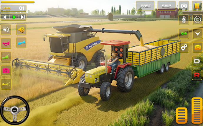 Farming Tractor Game Simulator screenshot