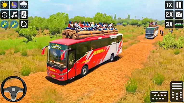Offroad Bus Driving 3D Game screenshot