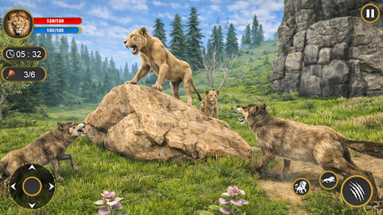 Lion King Jungle Hunting Game screenshot