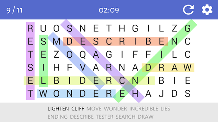 Word Search Puzzles screenshot