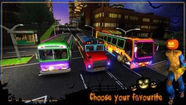 Halloween Party Bus Driver 3D Image