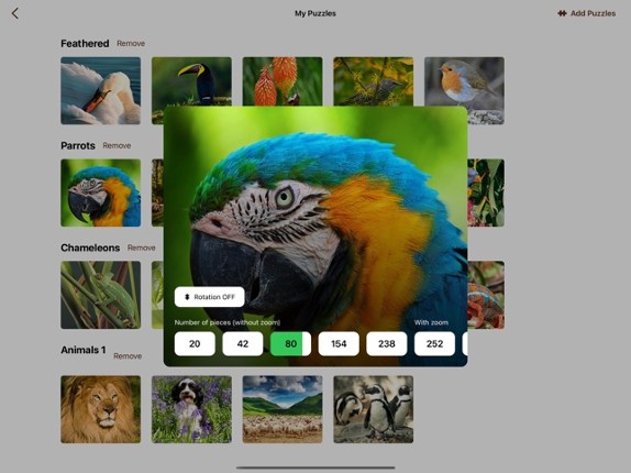 Jigsaw Puzzles Animals screenshot
