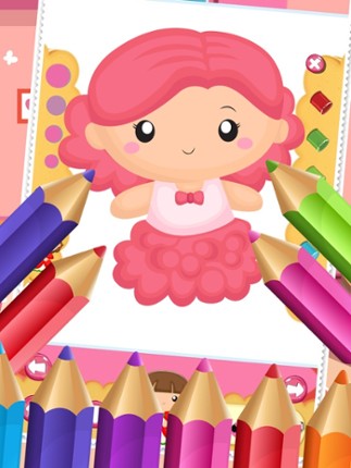 Little Princess Food Coloring World Drawing Story Kids Game screenshot