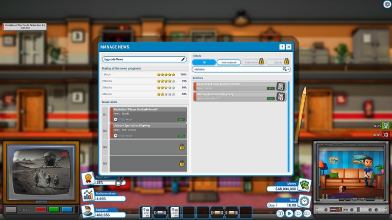 Mad Television Tycoon screenshot
