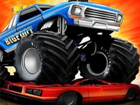 Monster Truck Crashing Image