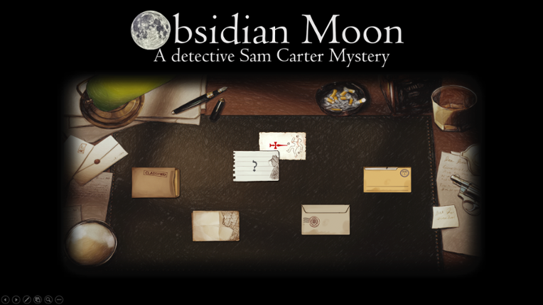 Obsidian Moon - A detective Sam Carter Mystery Image