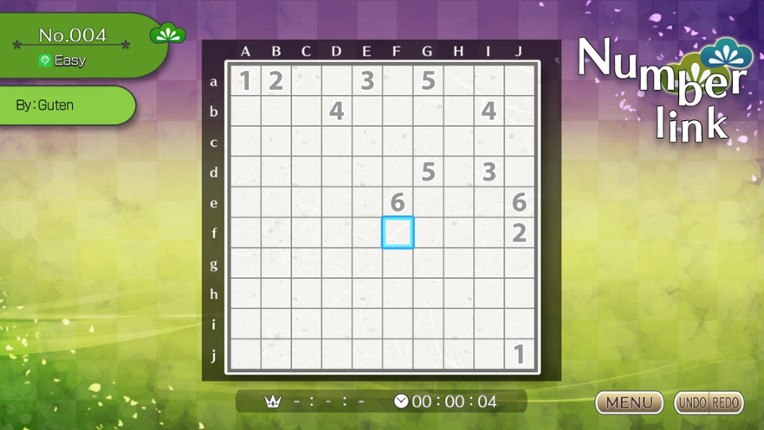 Puzzle by Nikoli W Numberlink (Windows) Image