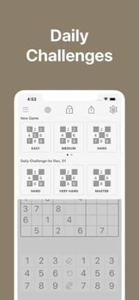 Sudoku screenshot