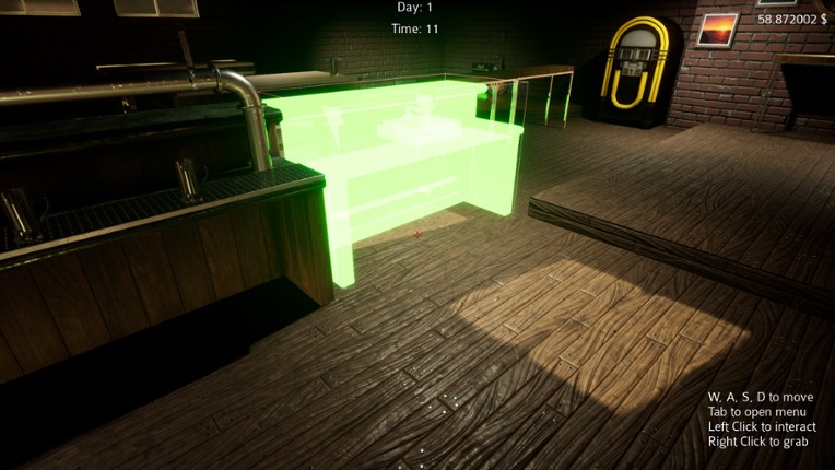 The PUB simulator screenshot