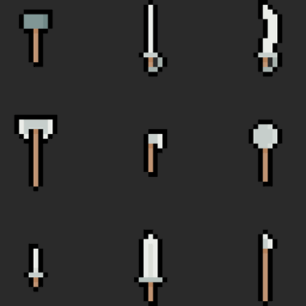16x16 Animated Pixel Art Melee Weapons screenshot