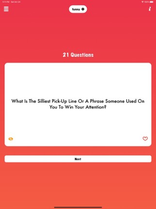 21 Questions - Party Games 18+ screenshot