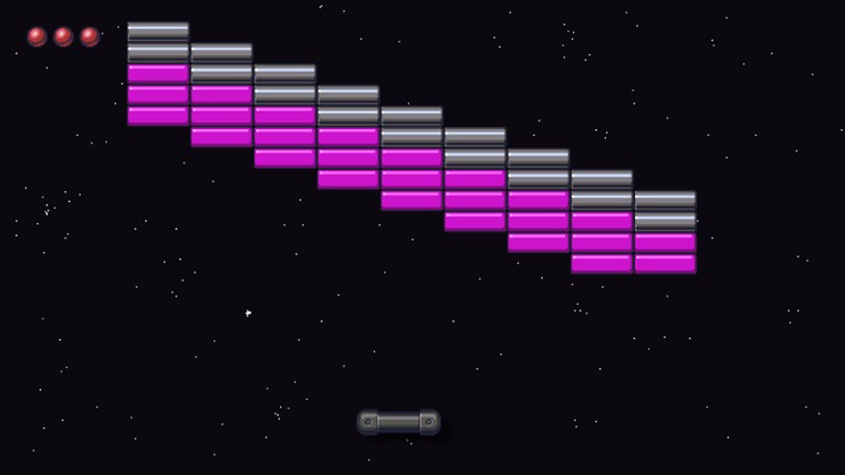 2D Brick Breaker Game Remastered screenshot