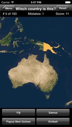 Country Maps Quiz Image