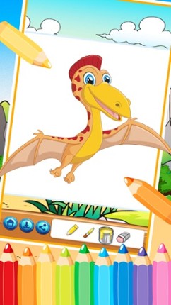 Dinosaur Coloring Book 3 - Dino Color for kid screenshot