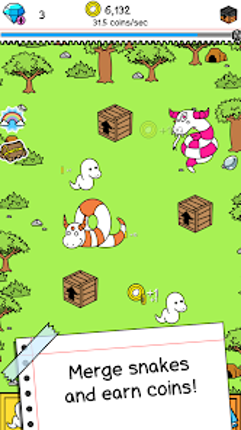 Snake Evolution: Idle Merge IO screenshot