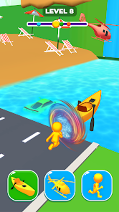 Car Changing Race Games screenshot