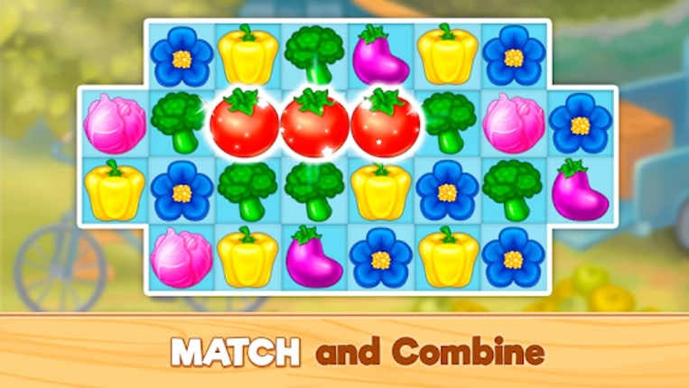 Granny’s Farm: Match-3 screenshot