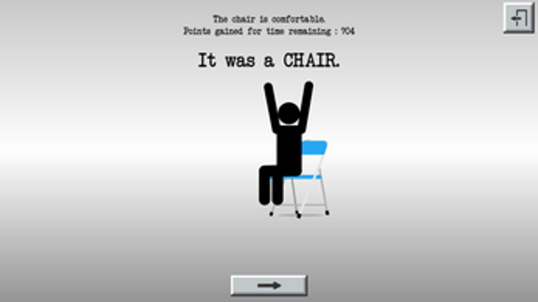 No, I'm not a chair. Image