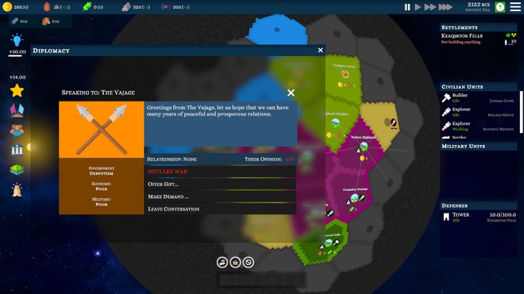 Nova Historia screenshot