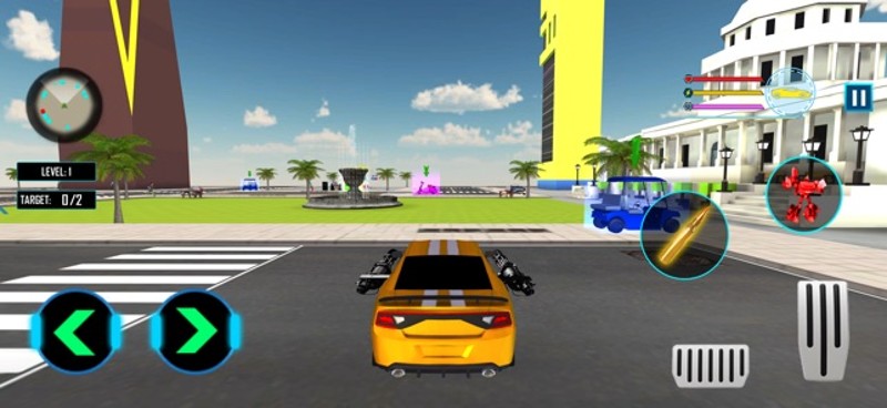 Rhino Robot War Car Transform screenshot