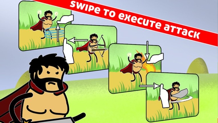 Swipe Heroes - The Endless Medieval Gauntlet screenshot