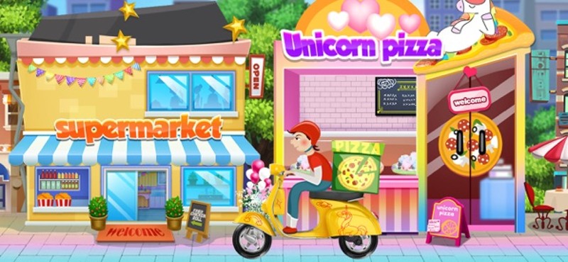 Unicorn Pizza - Rainbow Candy screenshot