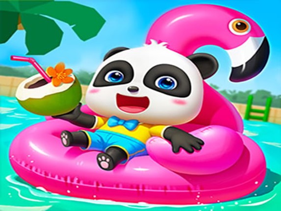 Baby Panda Summer Vacation Image