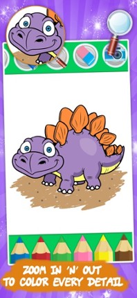 Best coloring book : Dinosaurs screenshot