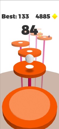 Dancing Ball On Magic Tiles 3D Image