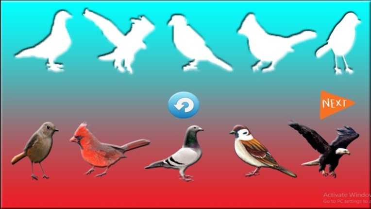 Fun Learning Birds Shapes Stencil for Toddlers screenshot