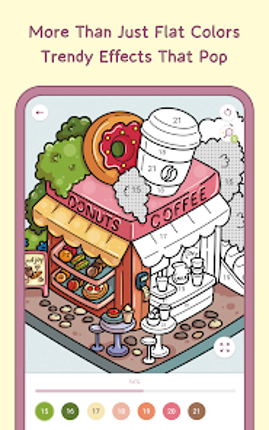Happy Corners: Color by Number screenshot