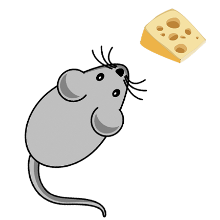 Mouse and cheese Image