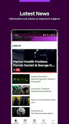 Premier League Player App screenshot