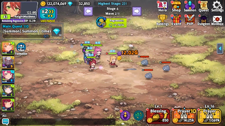 Knight Maidens: Idle RPG Image