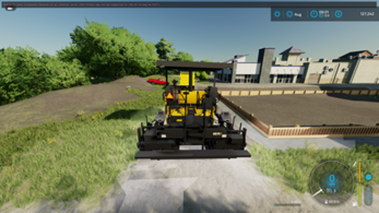 FS22 CAT AP1055F Paver Fix screenshot