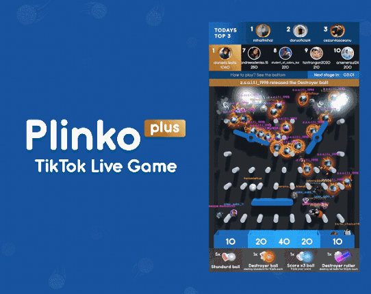 Plinko Plus - TikTok Live Game Game Cover