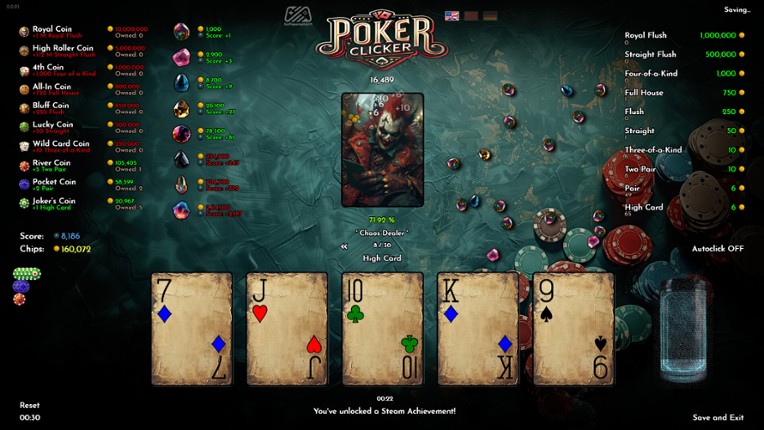 Poker Clicker screenshot