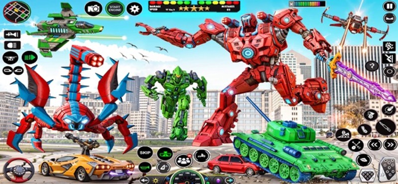 Scorpion Robot Car Shooting Image