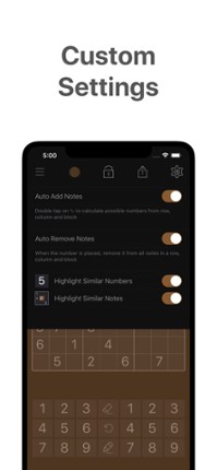 Sudoku screenshot