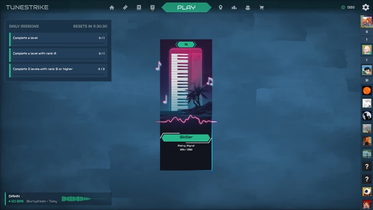 TUNESTRIKE screenshot