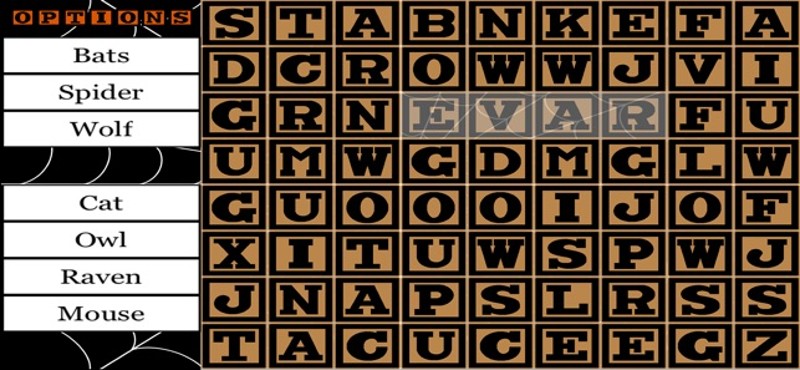 Word Owls WordSearch Halloween Image