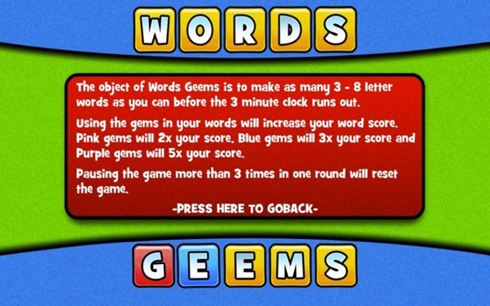 Words Geems Image