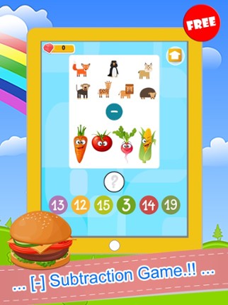 Counting Addition And Subtraction Games For Kids screenshot