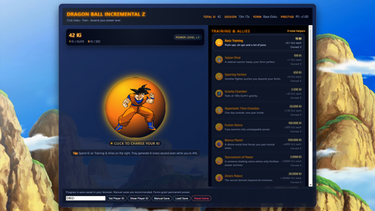 Dragon Ball Incremental Z - PC Image